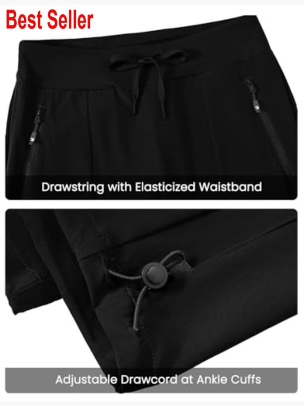 Lightweight Water Resistant Hiking Pants with Stretch Quick Dry Fabric - Picture 6 of 7
